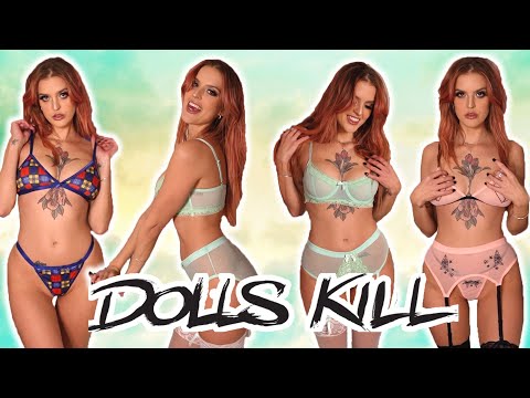 Dolls Kill BLACK FRIDAY Lingerie Try On Haul **Stockings & Garter Belts**
