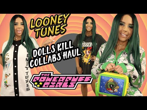 Dolls Kill COLLABS Haul: Dolls Kill x Looney Tunes | Dolls Kill x Powerpuff Girls | Let's get looney