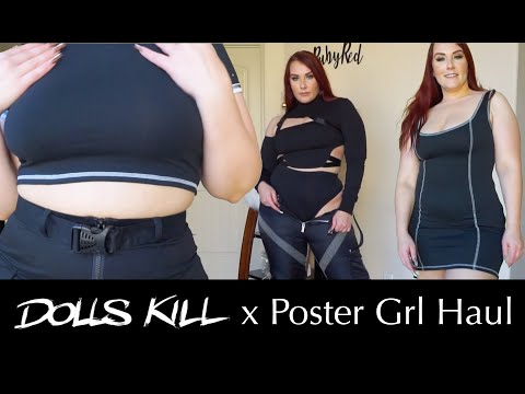 Dolls Kill x Poster Grl Try-On Haul | Ruby Red
