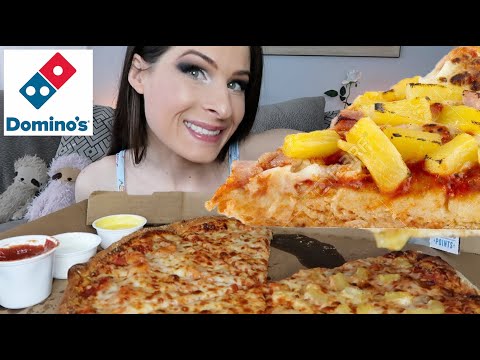 dominos pizza mukbang 🍕