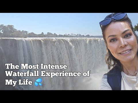 "Drenched by the World's Most Powerful Waterfall😱|  My Return to Victoria Falls "