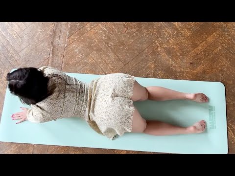 Dress stretching legs