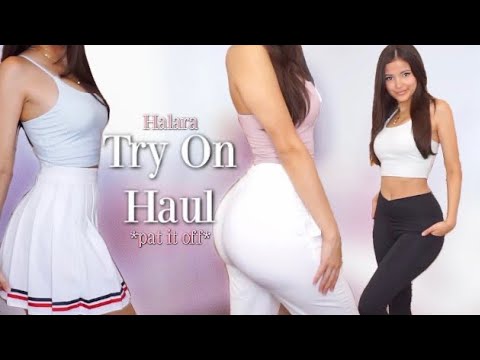 ༺ Legging Try On Haul & Fall Faves 2022, Mini Skirt ༻　Halara Patitoff Collection　𐐪Holly Cerise𐑂
