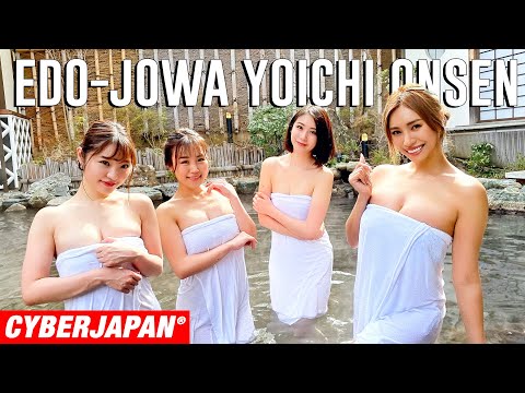 【世界最大級の露天風呂】江戸時代にタイムスリップ！温泉女子会おふざけ水中映像も【スパリゾートハワイアンズ】