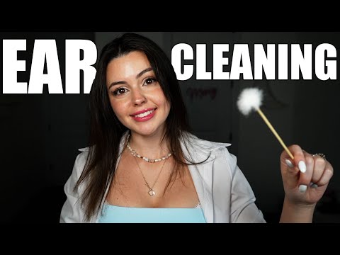 Ear Cleaning ASMR Roleplay | Soft Brushes, Wet Wipes, Mic Blowing, And Personal Attention