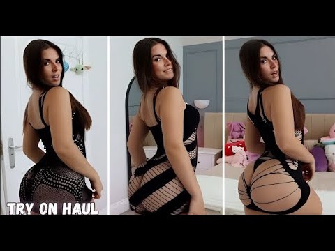 ＊SEXY＊  FISHNET LINGERIE TRY ON HAUL  ＊HOT＊ ｜  Lauren Alexis