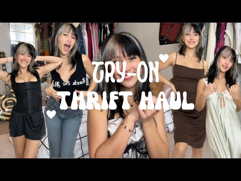 EPIC TRY-ON THRIFT HAUL!! Rockstar gf,  fairycore, and retro finds!