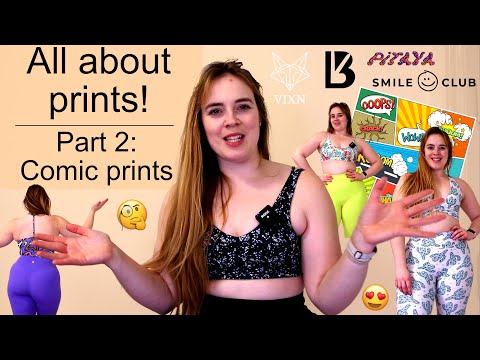 Everything About Patterns | Comic Print Edition | How To Style For The Gym! | Outfit Inspiration