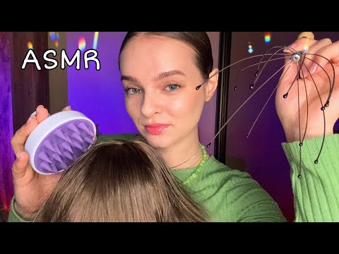 💆‍♀️ ASMR Head Massage ✨ Relaxing & Sleep Triggers