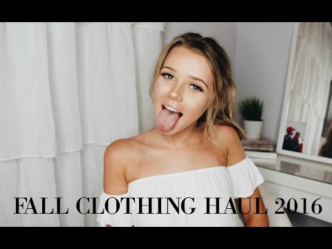 FALL CLOTHING HAUL 2016