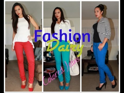 Fashion Diary: Colored Jeans