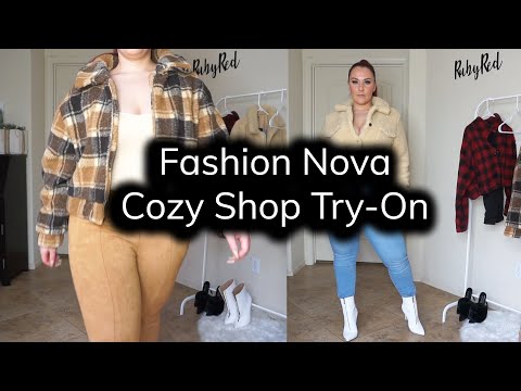 Fashion Nova Curve Fall/Winter 2019 Cozy Shop Try-On Haul | Ruby Red