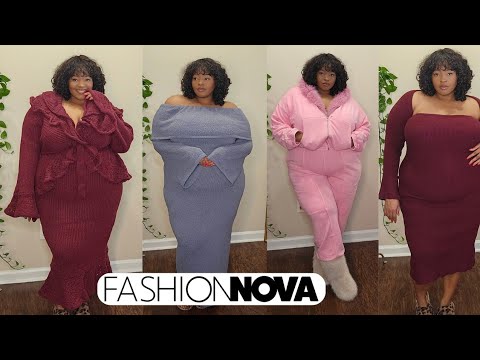 Fashion Nova Curve Winter Try On Haul | Black Friday Sale! | Victoria Lashay