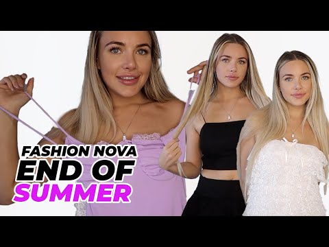 Fashion Nova End of Summer Haul | Kendra Rowe