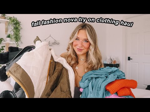 fashion nova fall try on clothing haul 2021!