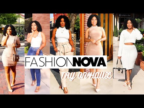 FASHION NOVA FALL TRY ON HAUL | Nude Edition | NADINEWHITE