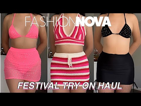 FASHION NOVA FESTIVAL/COACHELLA ESSENTIALS TRY ON HAUL l Priscilla Rodriguez
