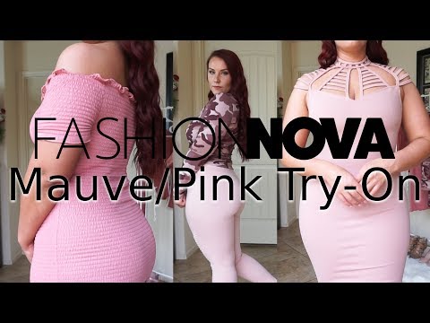 Fashion Nova Mauve Pink Try-On Haul | Ruby Red