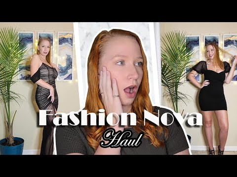 FASHION NOVA MINI DRESS HAUL * Little black dress but make it extra *