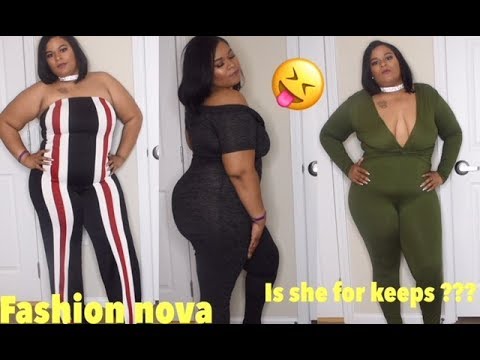 Fashion Nova Plus Size/Curvy Girl Try On Haul |MUST HAVE JUMPSUITS