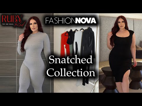 Fashion Nova Snatched Collection Haul | #FashionNova | Ruby Red
