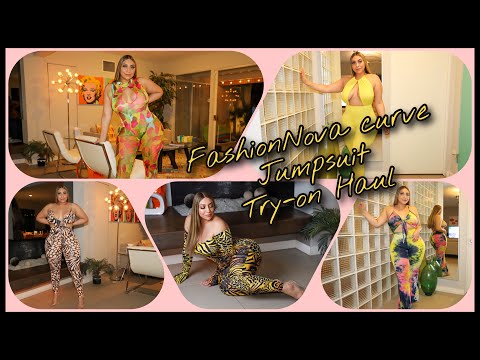 #fashionnova  Curve Jumpsuit Haul