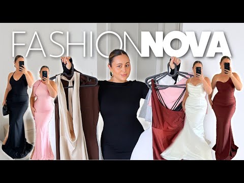 FashionNova DRESS HAUL – Wedding Guest Outfit Ideas, Must-have Formal Dresses & Wedding Dresses!