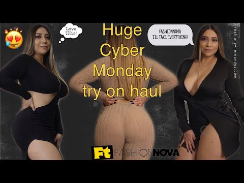 #fashionnova  Nova’s Cyber Monday Sale Is Breaking The Internet . (HugeTry ON Haul )