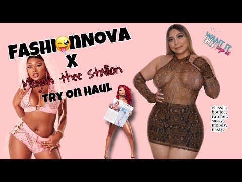 #fashionnova x Megan the Stallion Try On Haul