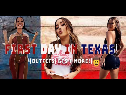 FIRST DAY IN TEXAS! 🤠 (outfits/ bts + more!)