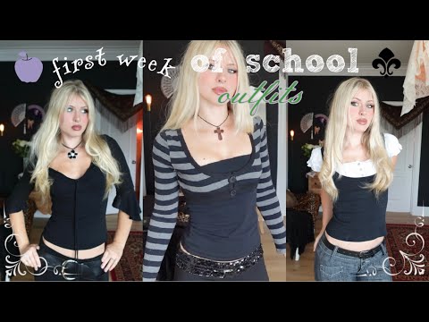 first week of school outfits !
