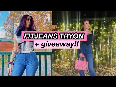 FITJEANS TRY-ON HAUL + GIVEAWAY!!!