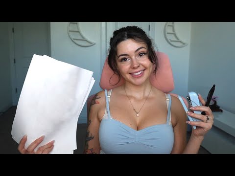 Flirty Secretary ASMR Roleplay | Personal Attention and Office Sounds