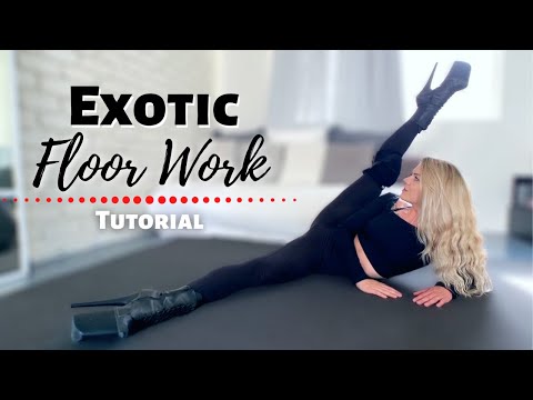 Floor Work Dance Move & Hair Flick Tutorial – Dancing in High Heels with Sandra Flow