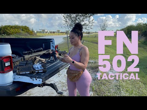 FN 502 Tactical .22LR (Palm Beach County Shooting Complex)
