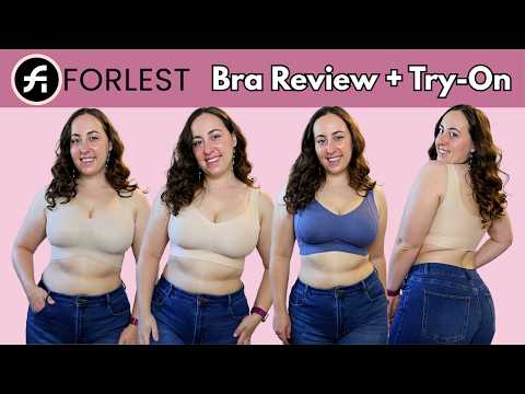 FORLEST Wireless Bra Try-On Haul + Review | New Arrivals Summer 2025