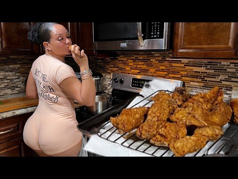 Fried Ribs | Potato Salad | Bake Beans In 4K