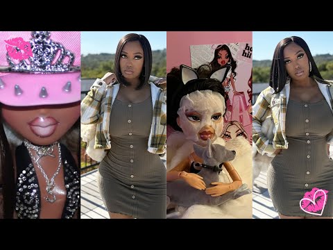 Frodio Hair Bob wig over microlocs | 4K Best Fall Dress | Misswandaxo ♡