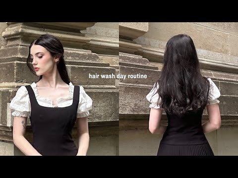 FULL HAIR WASH ROUTINE | getting healthy, fast growing hair instantly