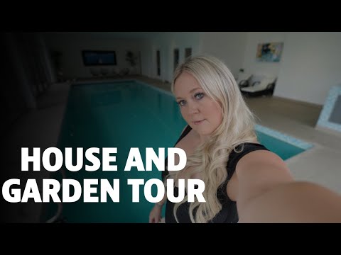 Garden and Pool Tour with My Injury Show 😱