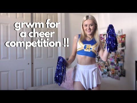 get ready with me for a cheer competition !!
