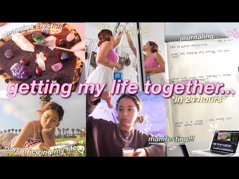 getting my life together in 24 hours *deep cleaning, running errands, waking up early, + more!!*