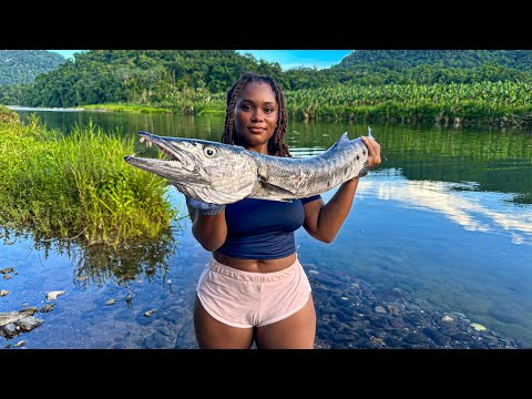 GIANT BARRACUDA CATCH