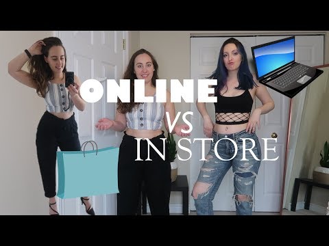 Girls Night Out | Online Vs In Store Shopping Challenge