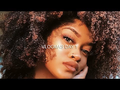 Got Bored & Trimmed My Natural Hair (Vlogmas Day 1) | Bri Hall