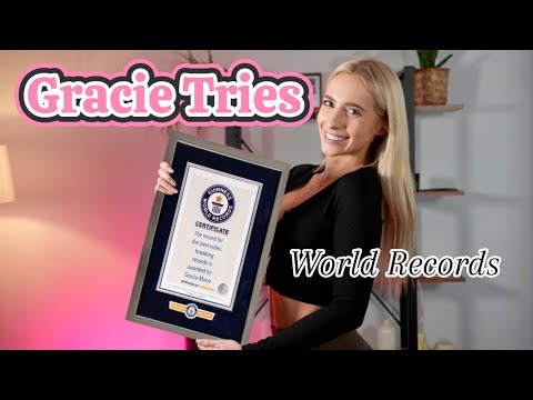 GRACIE TRIES: To set a new WORLD RECORD!