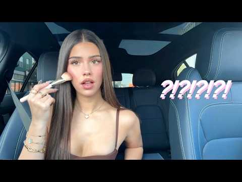GRWM in a car with NO DRIVER *terrified lol*