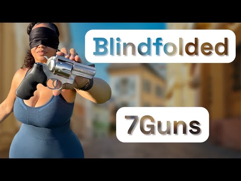 GUESSING 7 Guns BLINDFOLDED 😎
