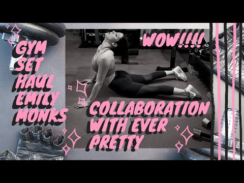 GYM SET HAUL! LEGGINGS AND SPORT BRAS! QUARANTINE ESSENTIAL IN COLLAB WITH EVER PRETTY EMILY MONKS💓