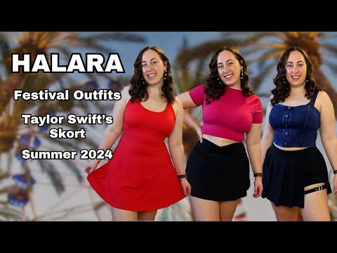 HALARA Summer 2024 | Cute Outfits for Festivals and Concerts | Get Taylor Swift's Coachella Look!